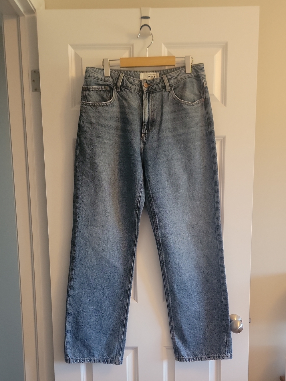 Dynamite, Mika Straight Jeans — Washed Blue